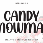 Candy Snowman Font - Featured Image