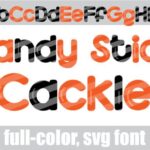 Candy Stick Cackle Font - Featured Image