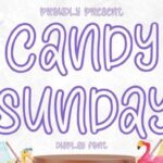Candy Sunday Font - Featured Image
