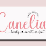 Canelia Font - Featured Image