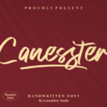 Canesster Font - Featured Image