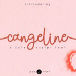 Cangeline Font - Featured Image