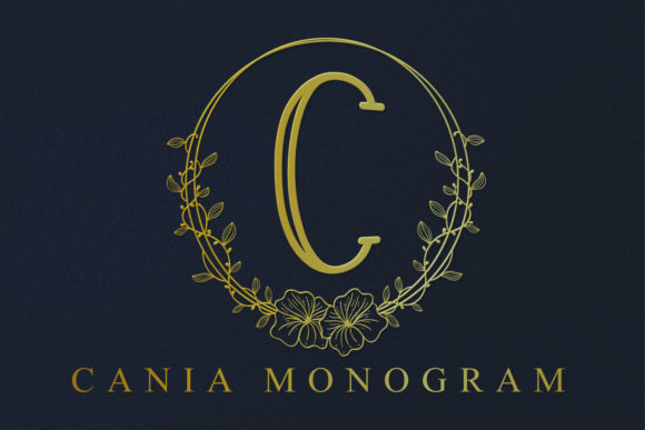 Cania Monogram Font - Featured Image