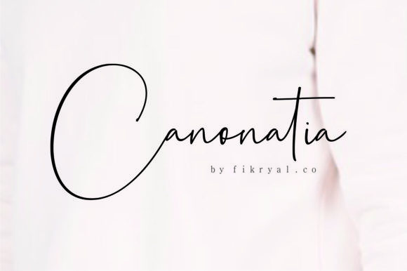 Canonatia Font - Featured Image