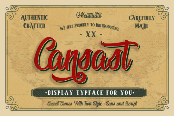Cansast Font - Featured Image