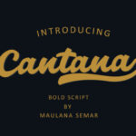 Cantana Script Font - Featured Image