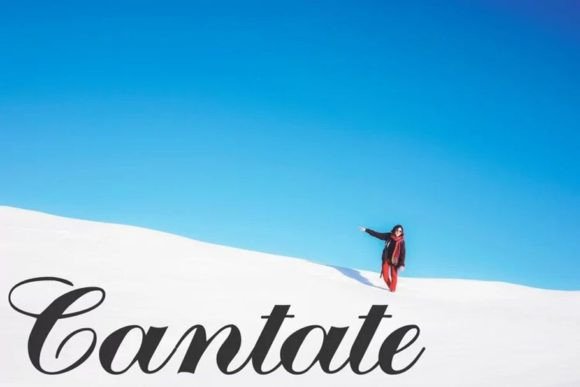 Cantate Font - Featured Image