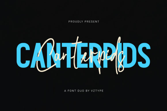 Canterpids Font Duo Font - Featured Image
