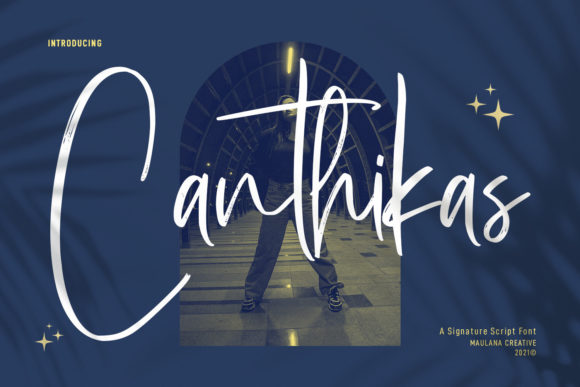 Canthikas Script Font - Featured Image