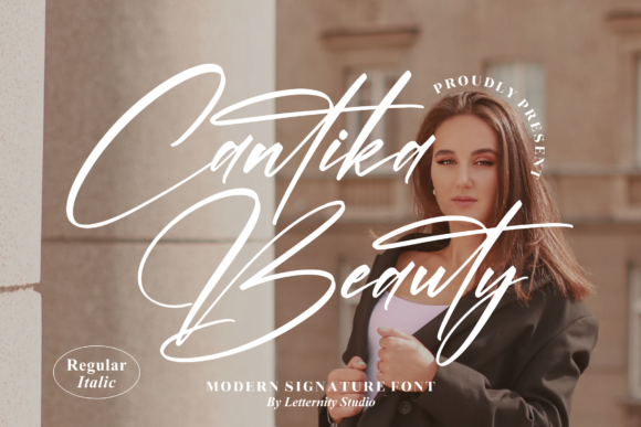 Cantika Beauty Font - Featured Image