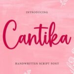 Cantika Font - Featured Image