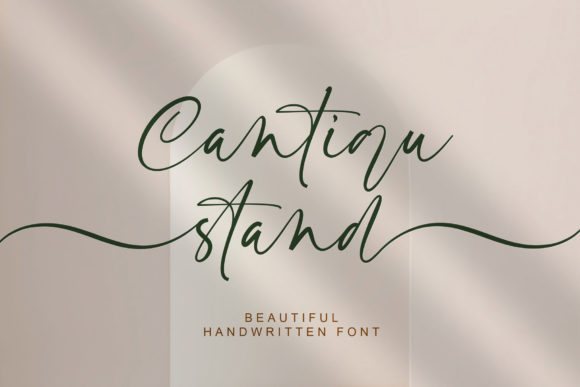 Cantiqu Stand Font - Featured Image
