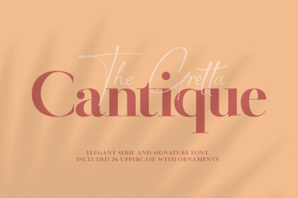 Cantique Font - Featured Image