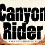 Canyon Rider Font - Featured Image