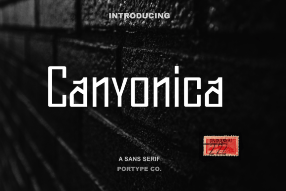 Canyonica Font - Featured Image
