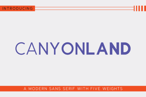Canyonland Font - Featured Image