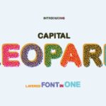 Capital Leopard Font - Featured Image