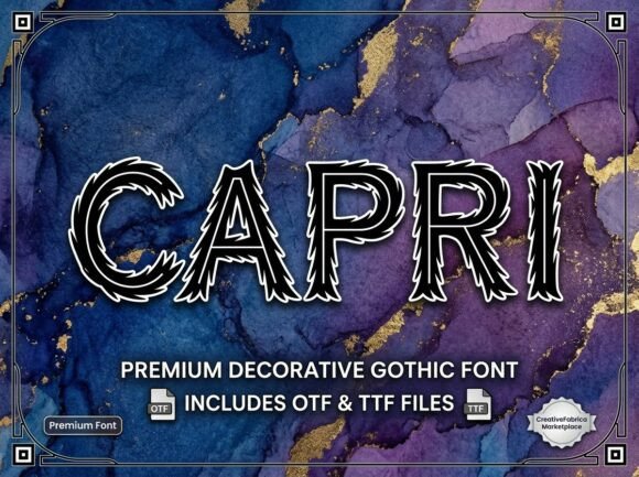 Capri Font - Featured Image