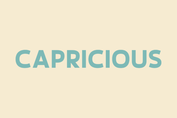 Capricious Font - Featured Image