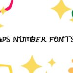 Caps Number Font - Featured Image