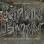 Captain Brown Font - Featured Image