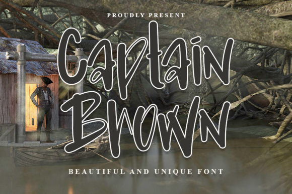 Captain Brown Font - Featured Image