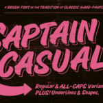 Captain Casual Font - Featured Image
