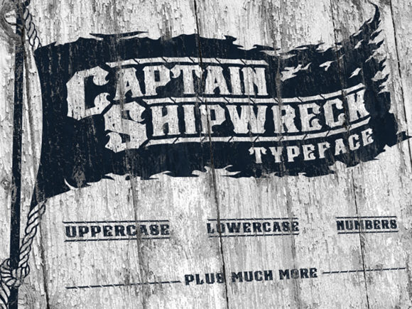 Captain Shipwreck Font - Featured Image