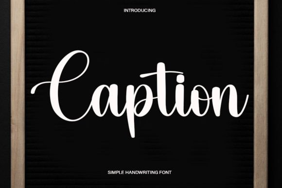Caption Font - Featured Image