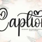 Caption Font - Featured Image