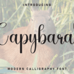Capybara Font - Featured Image