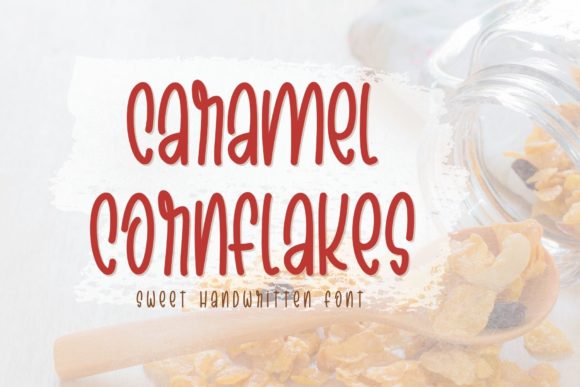 Caramel Cornflakes Font - Featured Image