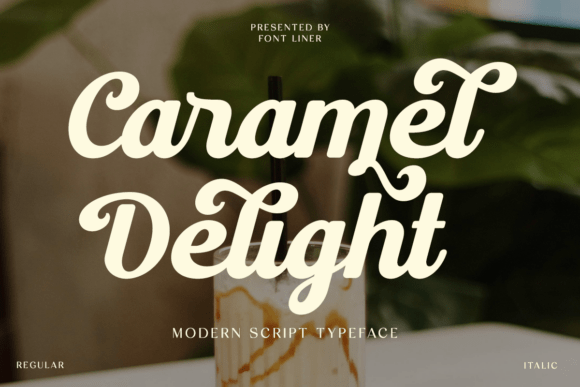 Caramel Delight Font - Featured Image