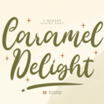 Caramel Delight Font - Featured Image