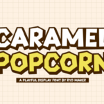 Caramel Popcorn Font - Featured Image