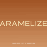 Caramelized Font - Featured Image