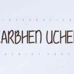 Carbhen Uchek Font - Featured Image