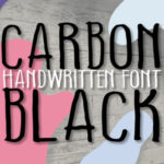 Carbon Black Font - Featured Image