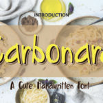 Carbonara Font - Featured Image
