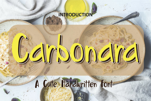 Carbonara Font - Featured Image
