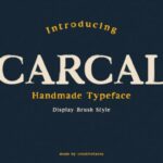 Carcal Brush Font - Featured Image
