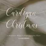 Cardigan Christmas Font - Featured Image