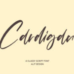 Cardigan Font - Featured Image