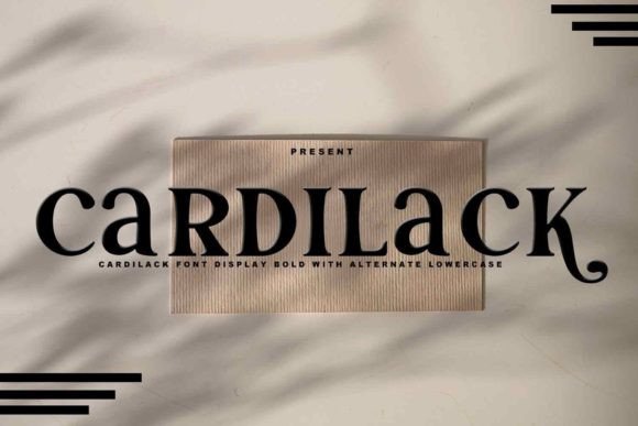 Cardilack Font - Featured Image