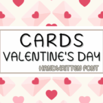 Cards Valentine Font - Featured Image