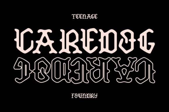 Caredog Font - Featured Image