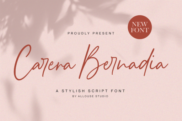 Carera Bernadia Font - Featured Image
