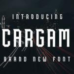 Cargam Font - Featured Image