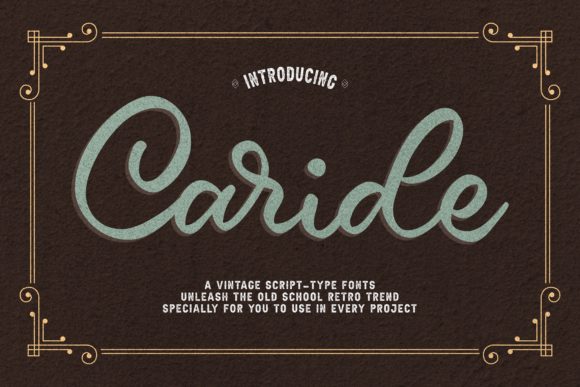 Caride Font - Featured Image