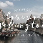 Carissa Wellington Font - Featured Image